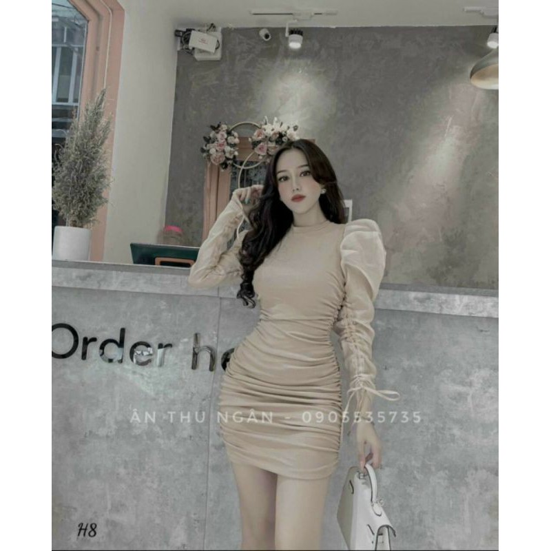 ĐẦM DỰ TIỆC BODY TAY VOAN