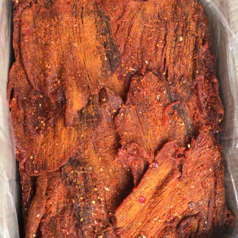 [1KG = 2 Gói ] Khô Bò Miếng Mềm - Đậm Vị Cay Nồng