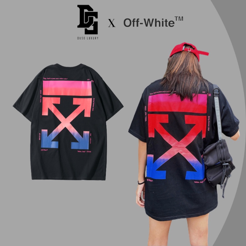 Áo Tee Off White, Áo thun Off White, OW T-Shirt Mutil Color, chất liệu Cotton, 2 màu đen, trắng DuSo