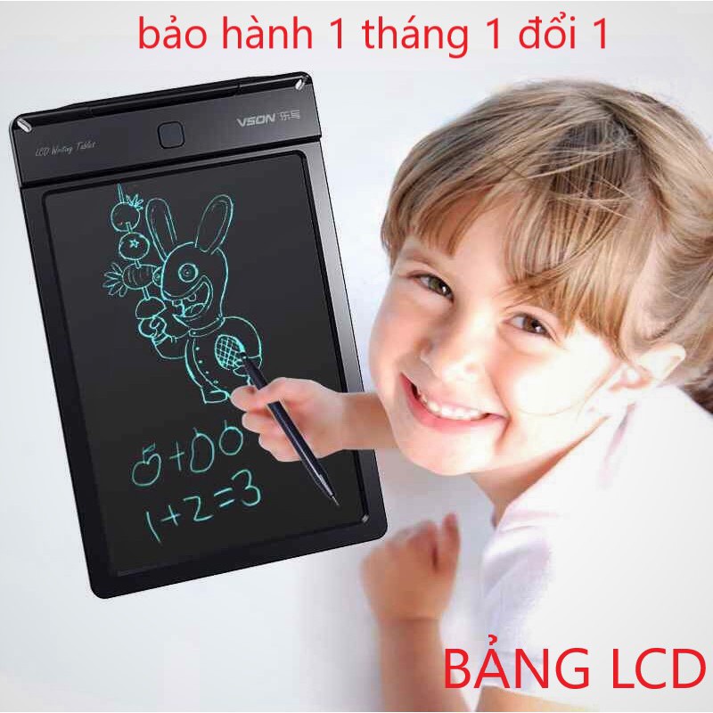 Bảng Viết, Bảng Vẽ Điện Tử Thông Minh LCD Tự Động Xóa Thúc Đẩy Tư Duy Sáng Tạo Cho Bé Đủ Kích Thước