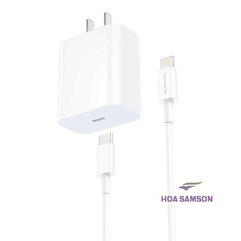 Bộ sạc nhanh Sendem C16 PD12W  Dành Cho IP11,IP11 Pro,11Pro Max,tablet táo,laptop táo