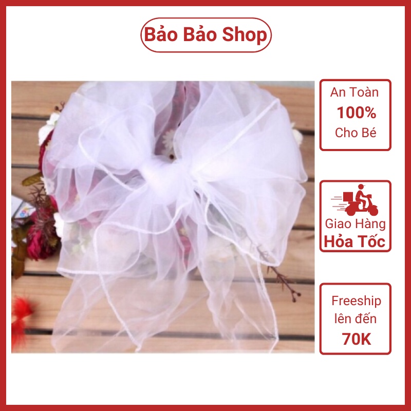 Khăn Voan, Khăn Bông Bay Che Mặt Cho Bé Trai/Bé Gái