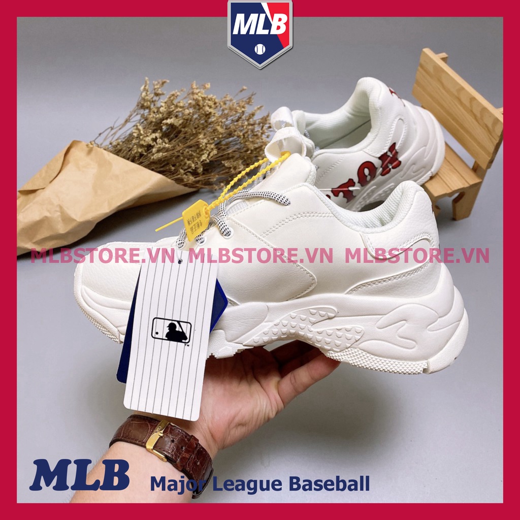 Giày MLB Boston Nam Nữ, Giày Boston Nữ Sneaker Da Bò Cao Cấp Đế Tăng Chiều Cao 4cm | BigBuy360 - bigbuy360.vn