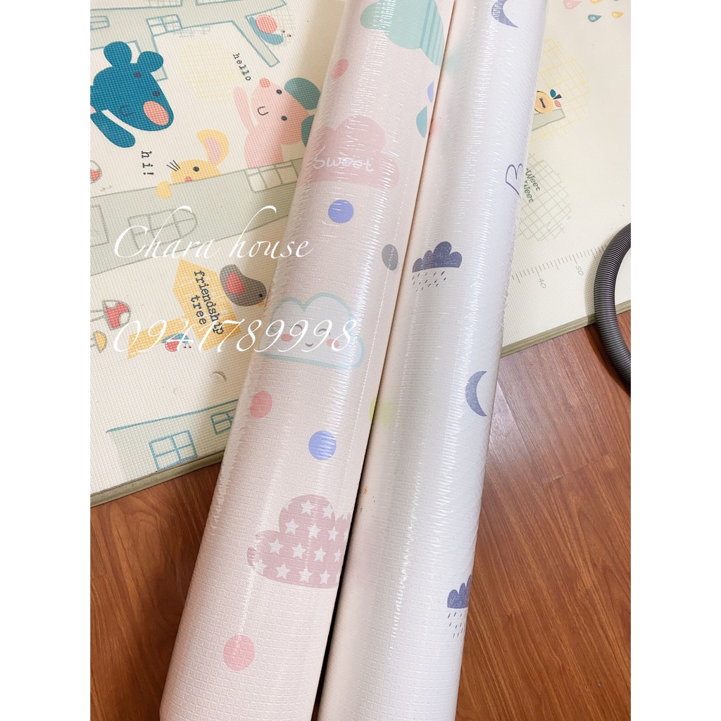 &lt;FREE SHIP&gt;KT 1m4x2m1 Thảm 100% Silicone hình Mây trắng