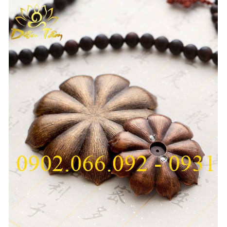 Đế hoa sen trụ cắm nhang vòng ,nhang cây, trầm nụ thắp hương để lư trầm phụ kiện thác khói