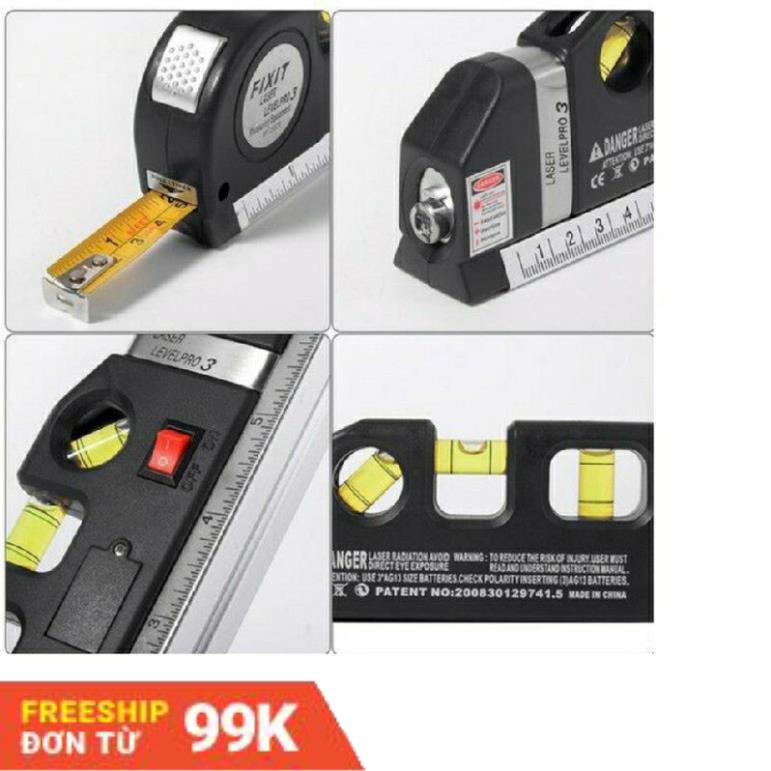 Thước Nivo, Căn Mực 4in1 Laser Level Pro 3- loại 1 - TNV-3IN1