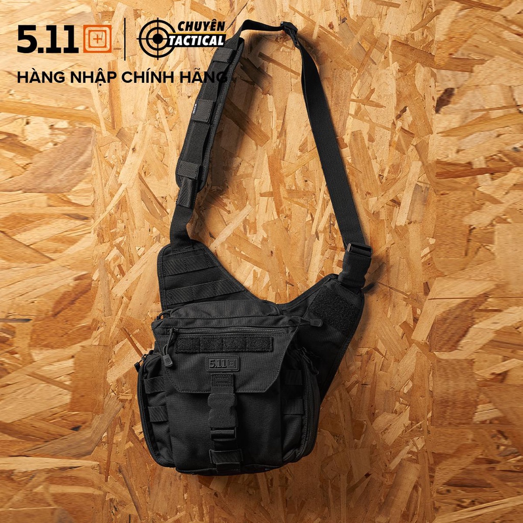 Túi đeo chéo 1 quai trước sau vải chống thấm nước 5.11 Tactical Push Pack 5L HÀNG XUẤT DƯ XỊN