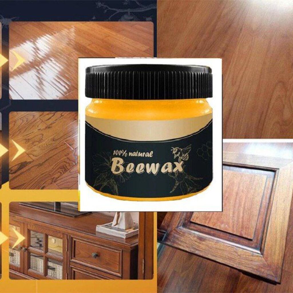 Sáp Ong Beewax Vệ Sinh Đánh Bóng Đồ Gỗ,Kem Tẩy và lau bóng đồ gỗ Nội Thất chống thấm nước Tủ Gỗ ,Sàn Gỗ Đa Năng