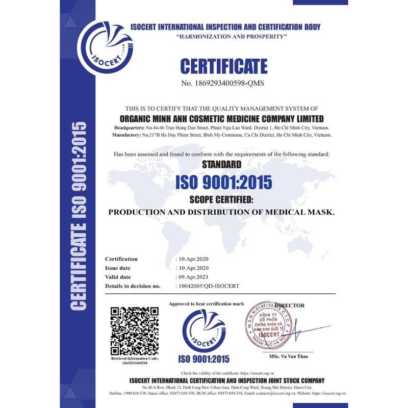 Khẩu trang y tế 4 lớp cao cấp Ancare