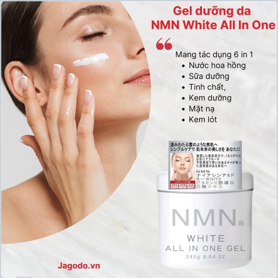Kem dưỡng trắng da chống lão hóa NMN, gel dưỡng NMN white all in one, dưỡng da nâng cơ giảm nếp nhăn 245g 68o
