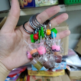 Móc khóa ly trà sữa siêu đáng yêu