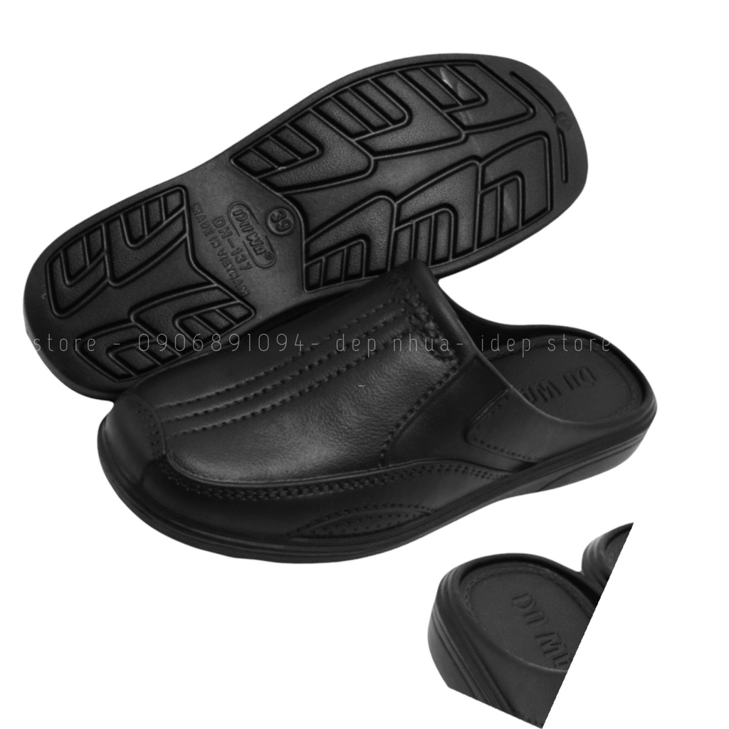 Dép sục lười bít mũi nam đúc nguyên khối siêu nhẹ iDép - SL021 | BigBuy360 - bigbuy360.vn