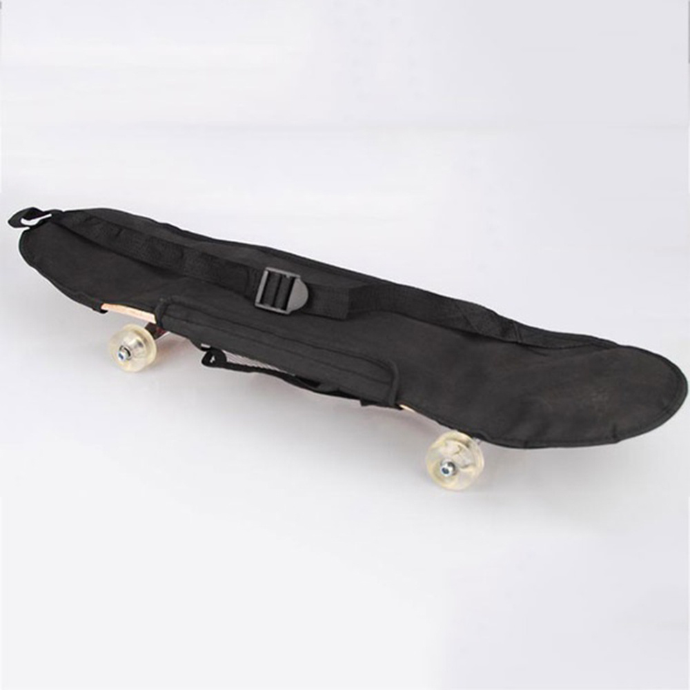 Longboard Carrying Backpack Skateboard Backpack Durable Carry Bag Non Woven Fabric Black Deck Backpack