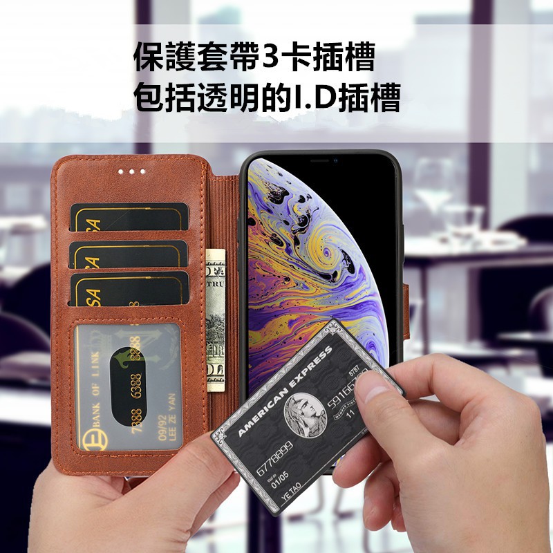 Bao Da Điện Thoại Nắp Lật Phong Cách Doanh Nhân Cho Huawei P20Pro P20Lite P20 Ốp