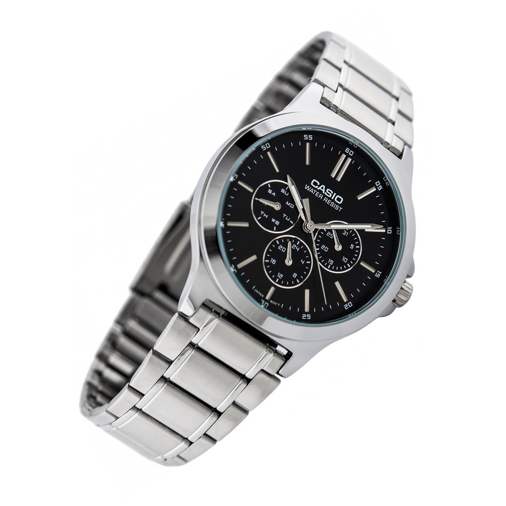 Đồng Hồ Casio LTP-V300D-1AUDF | Nữ | Dây Kim Loại | 6 Kim | Chống Nước