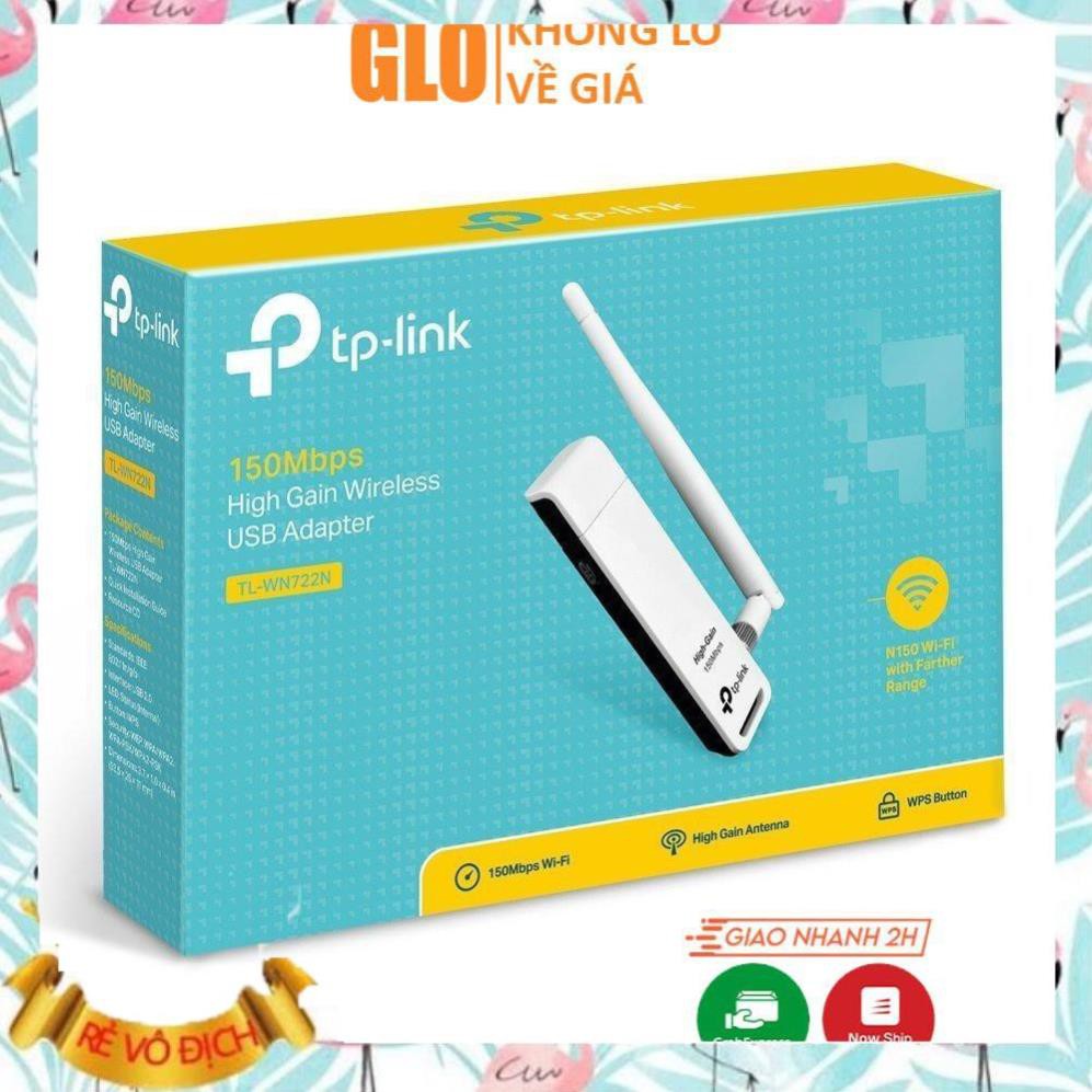 (Giá sỉ)  Usb Wireless Tplink WN 722N - Chuẩn N, 1 Anten (Hàng Chính Hãng), Thu Wifi Cực Mạnh  - M103 | BigBuy360 - bigbuy360.vn