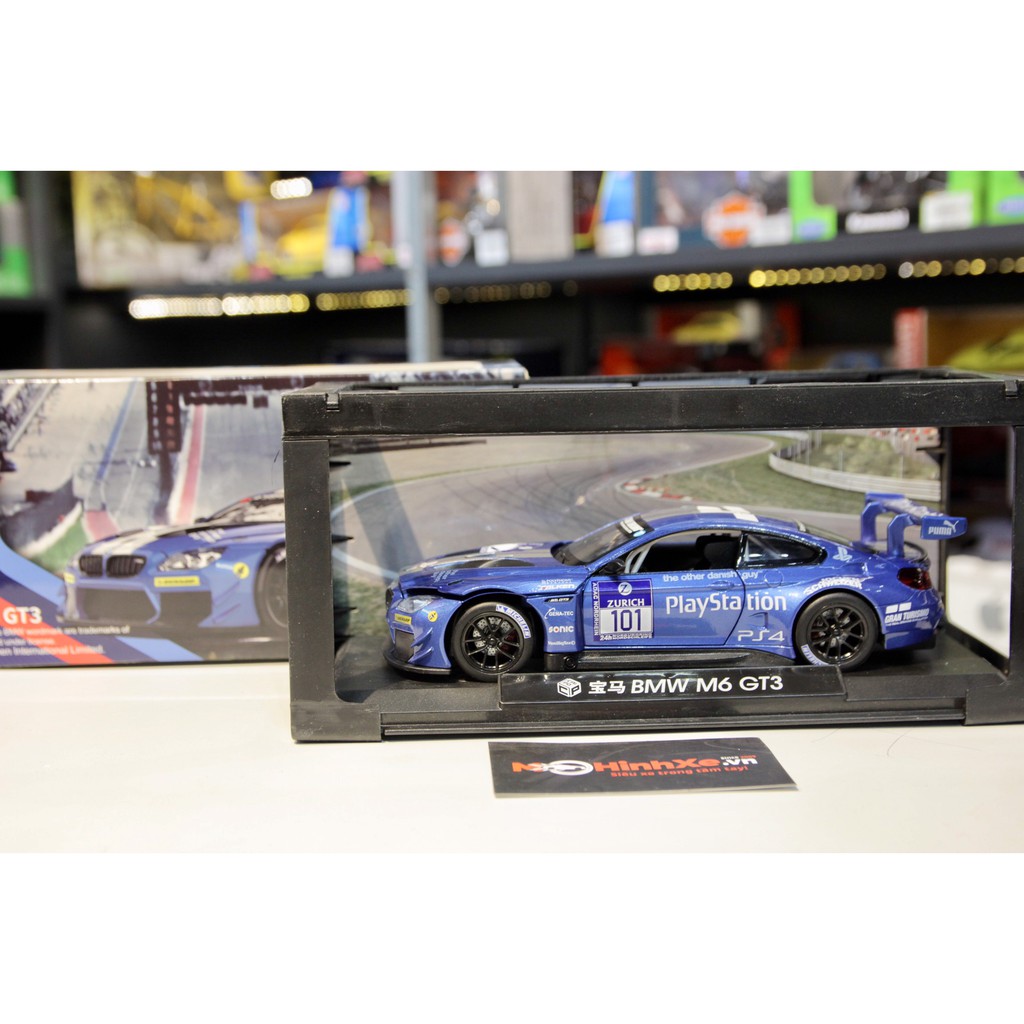 MÔ HÌNH XE BMW M6 GT3 NO.101 1:24 MSZ