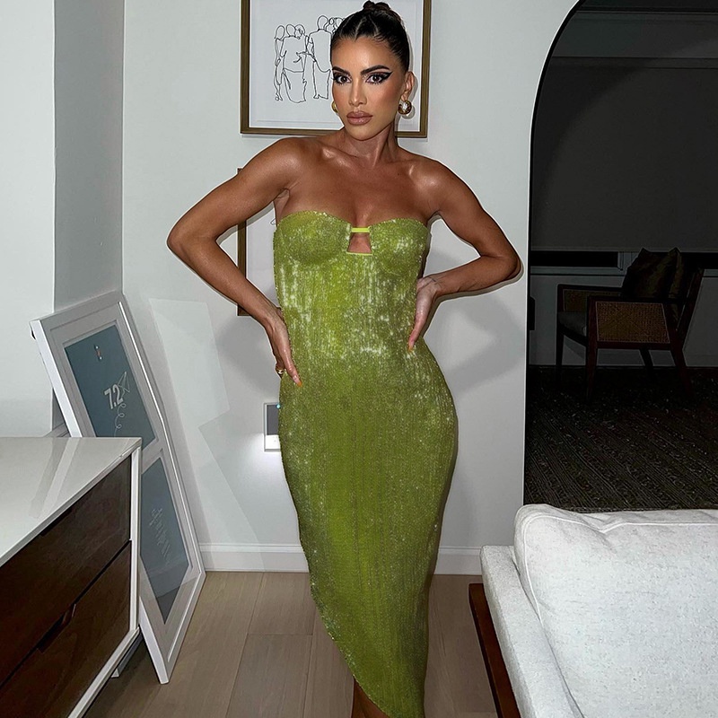 Đầm Không Tay Thiết Kế Không Đồng Đều Xinh Xắn Thời Trang Dành Cho Nữ