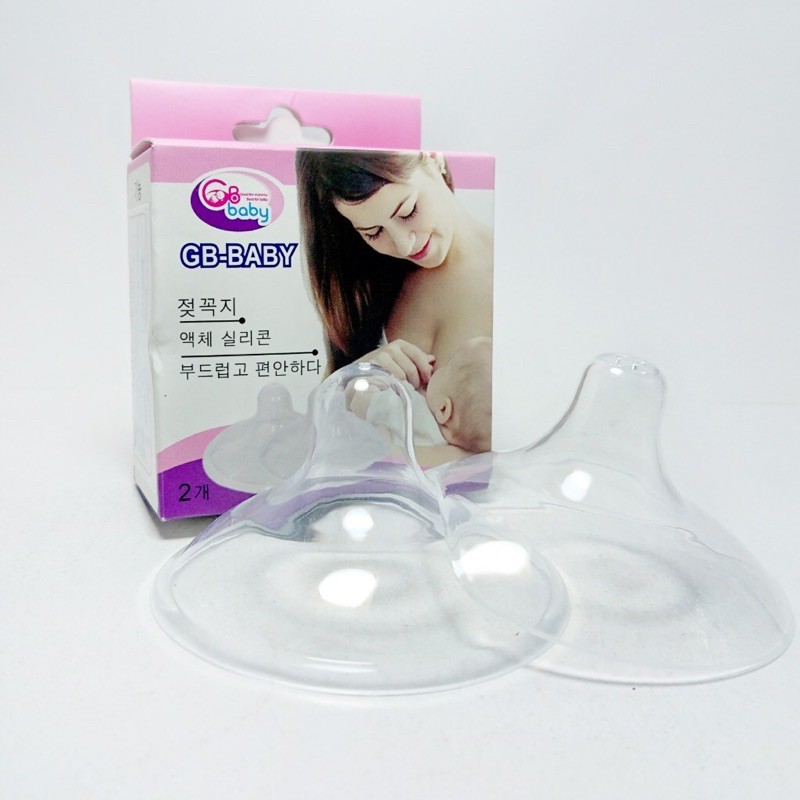 Núm trợ ti GB Baby Hàn Quốc siêu mềm ( Hộp 2 chiếc )