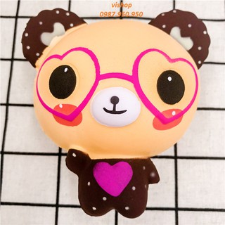 SQUISHY GẤU ĐEO KÍNH