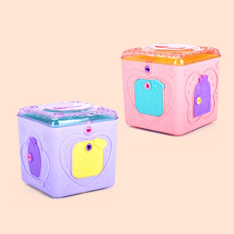 Hộp Đựng Trang Sức Đồ Chơi Đa Năng Kèm Chìa Khóa Độc Đáo Cho Bé