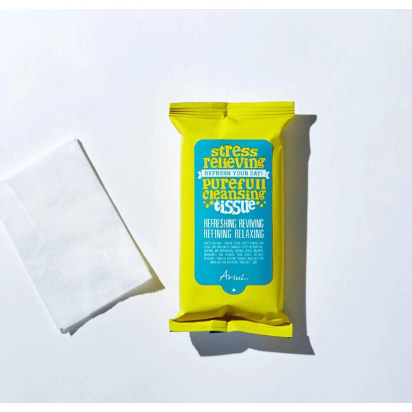 Khăn ướt tẩy trang Ariul smooth &amp; Pure Cleansing tissue (15miếng)