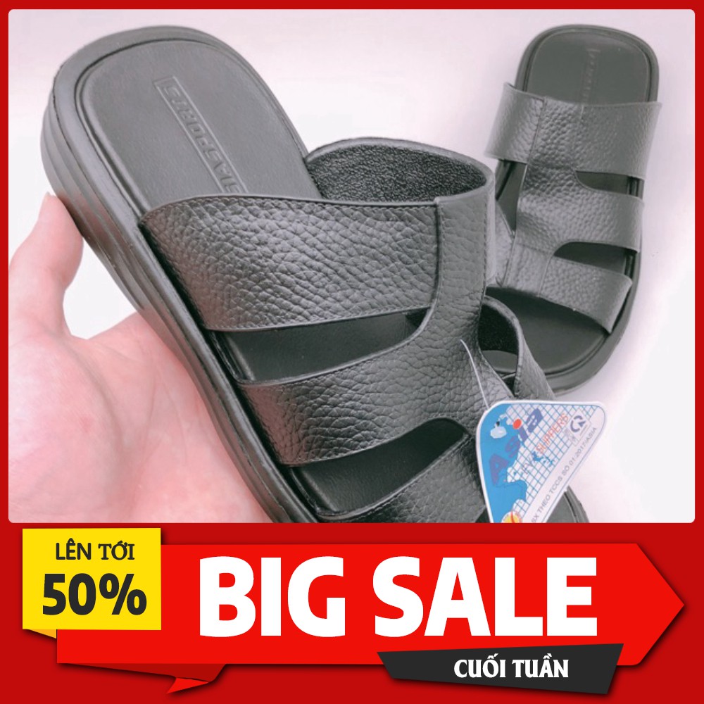 SALE OFF_Dép Da Nam 3 Quai ASIA SIÊU BỀN_Có Sỉ Lẻ _Giá Cực Hot