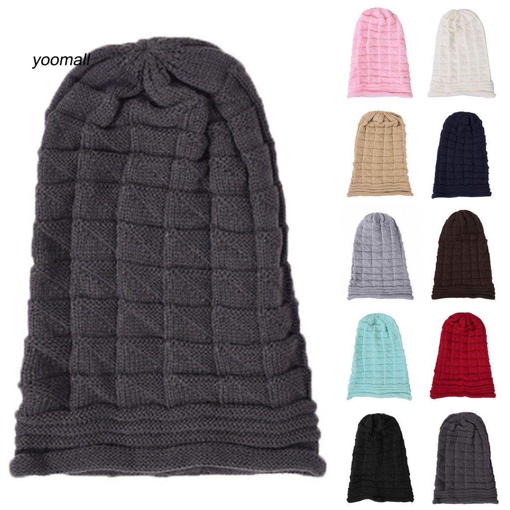 / Yo / Mũ Beanie Co Giãn Hình Đầu Lâu Thời Trang Thu Đông Cho Nữ