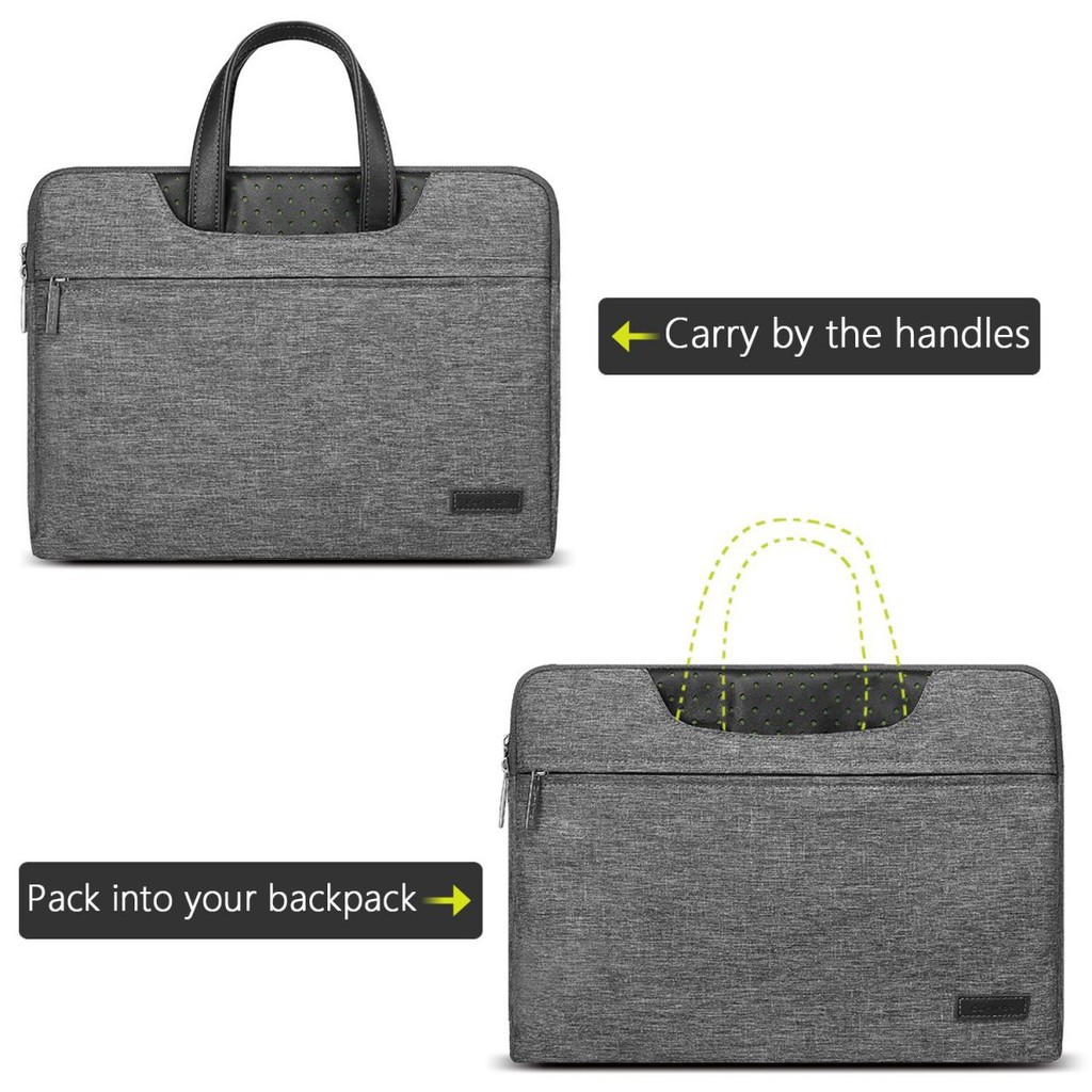 Combo Túi Xách + Túi Đựng Sạc Cho Macbook - Laptop Cartinoe Lamando Series Nhiều Màu | BigBuy360 - bigbuy360.vn