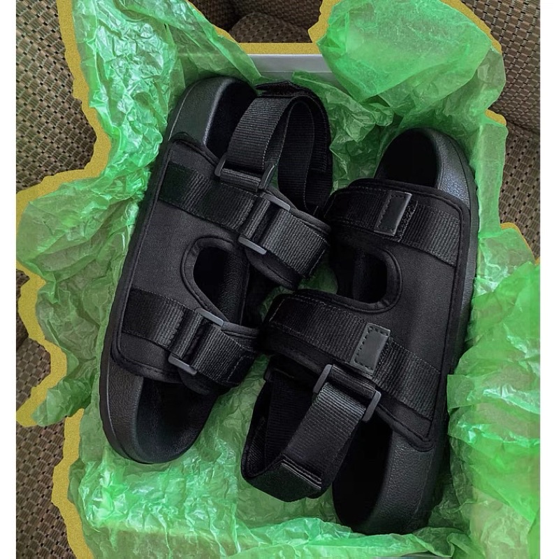 (Sale giảm sốc -xả kho ) Sandal unisex nam nữ ulzzang đế bằng quai ngang ( sẵn)