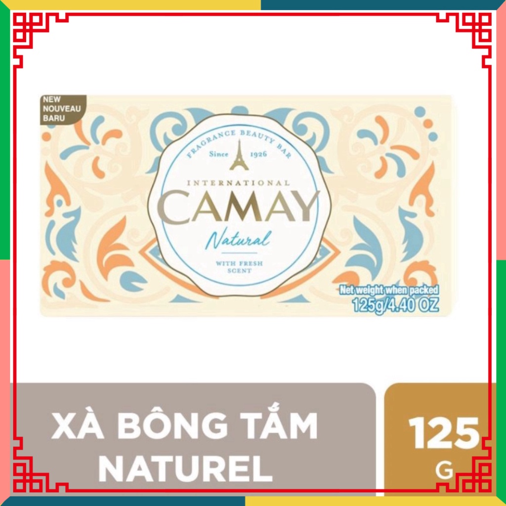 Xà phòng thơm Camay 125g đen, đỏ, trắng ( Đại lý Ngọc Toản)