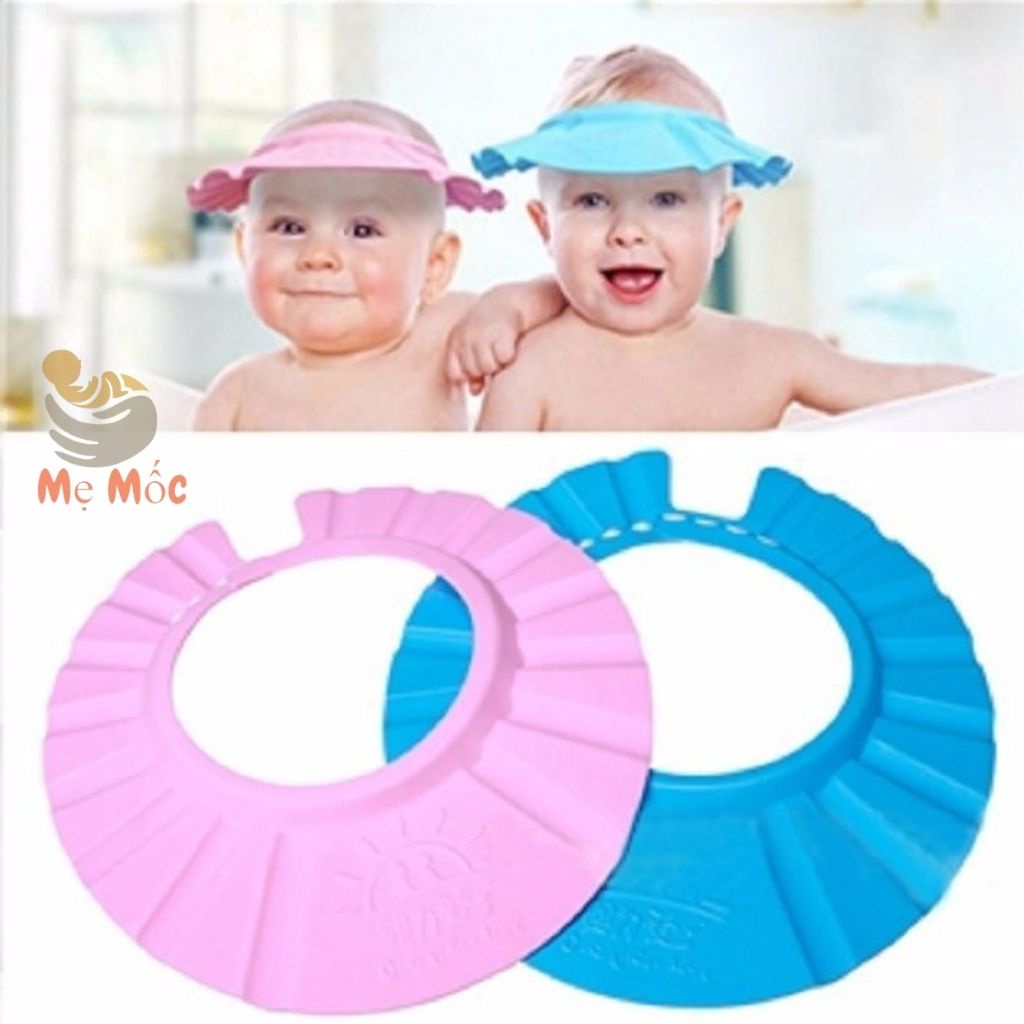 Mũ Gội Đầu Chắn Nước Có Bịt Tai Siêu Dễ Thương Cho Bé Shop Mẹ Mốc ,MGD