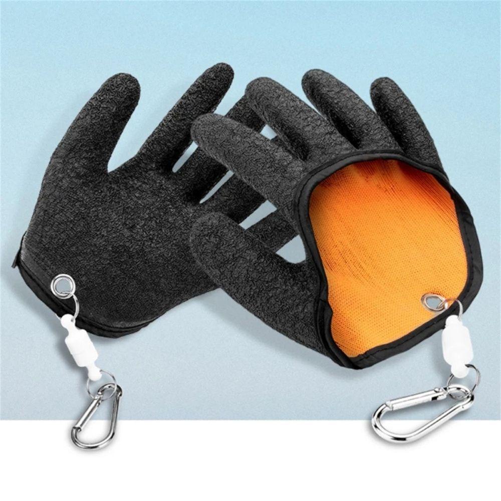 Găng Tay Câu Cá Bằng Sợi Polyester Chống Nước Chống Trượt Toàn Diện