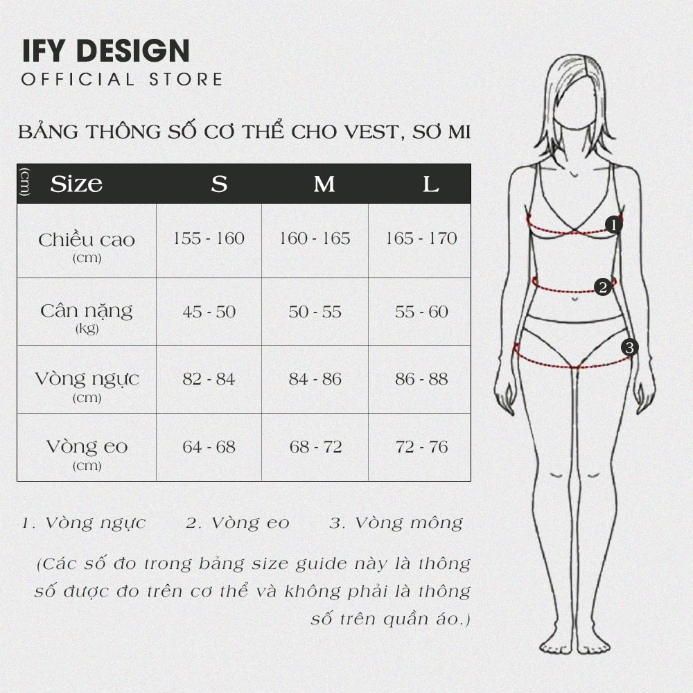 Áo vest nữ dáng suông màu xanh kèm đai eo IFY Design FS269A