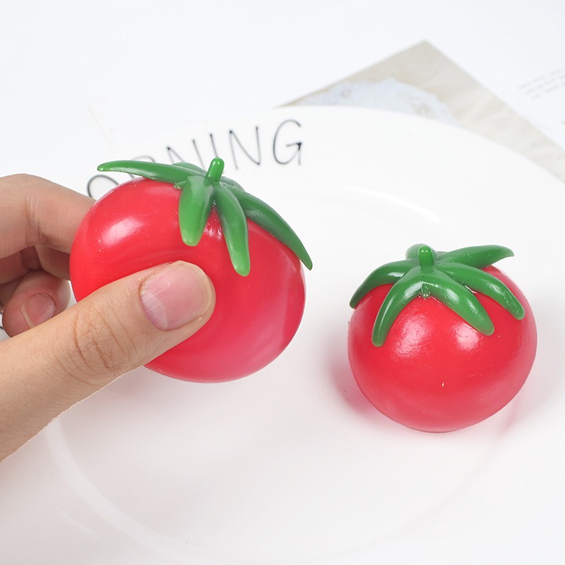 Quả Cà Chua Đỏ Squishy Gudetama đáng yêu mochi slime bóp xả stress giải tỏa căng thẳng
