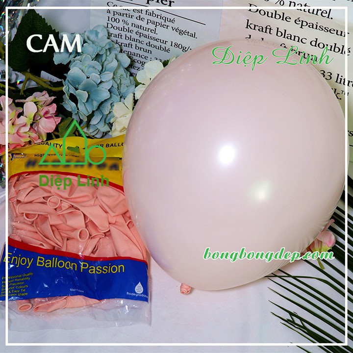BÓNG TRÒN MÀU PASTEL - BÓNG MACARON SIZE 10"
