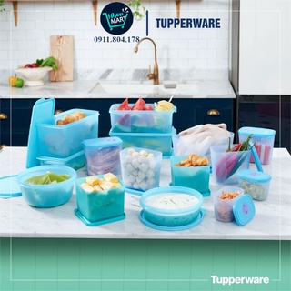 Set Hộp Đựng Thực Phẩm 🎉 [Tupperware ] Bộ 15 Hộp Trữ Mát Và Trữ Đông Thực Phẩm Blue Ocean (Âm20 – 80 ͦC) An Toàn