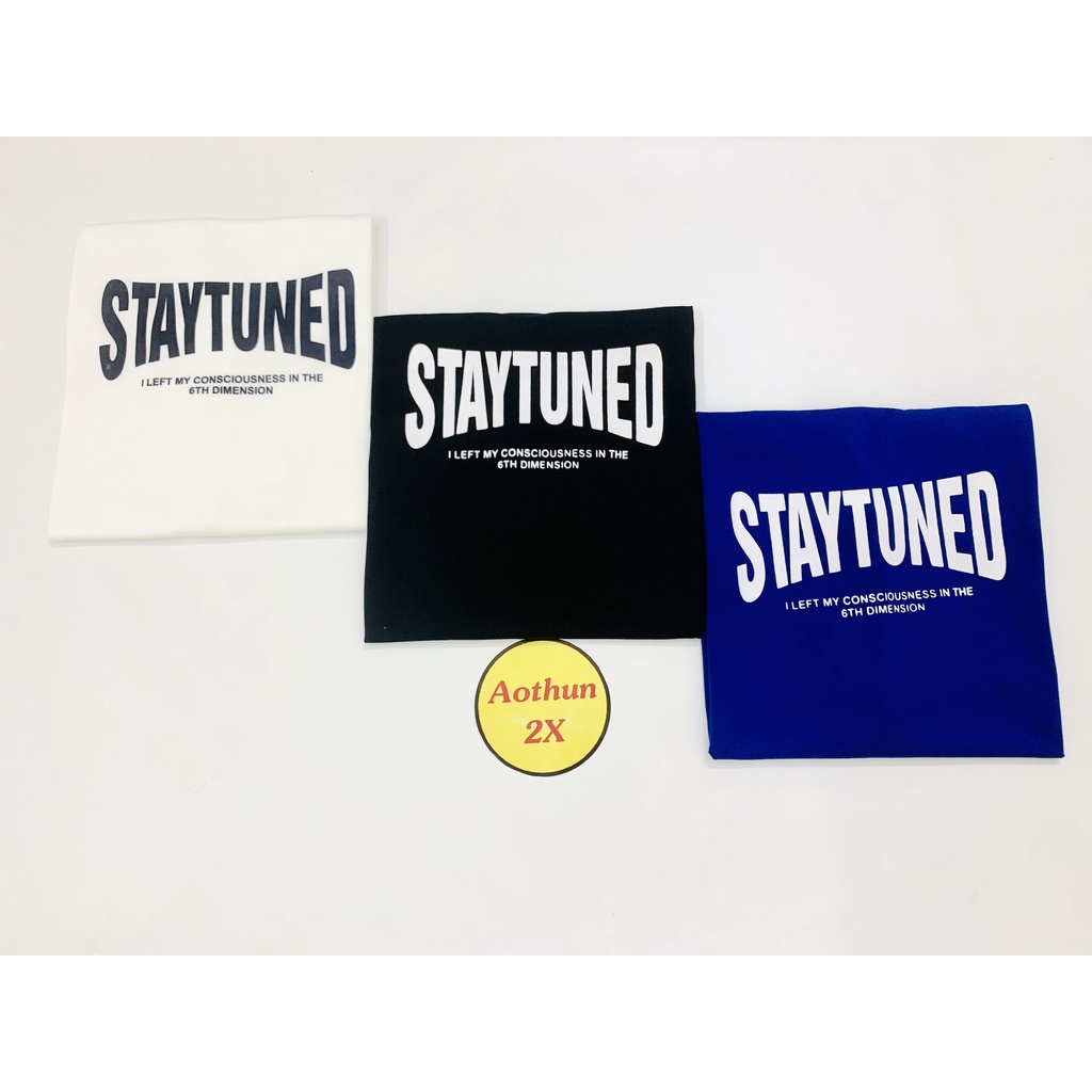 Áo phông tay lỡ form rộng unisex nam nữ phong cách AT509