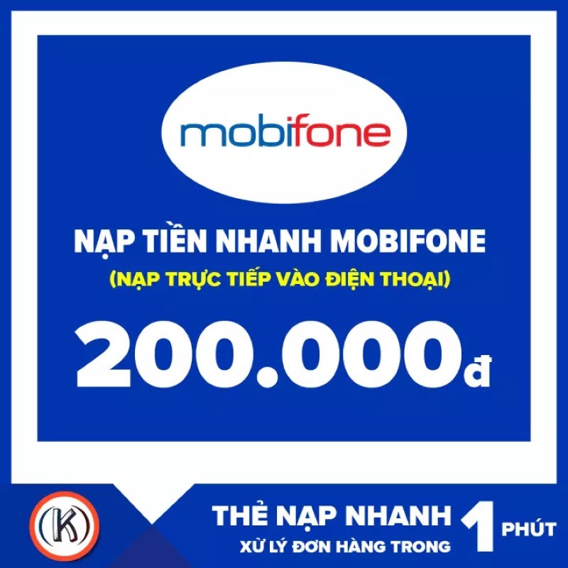 Thẻ cào Mobiphone 200k