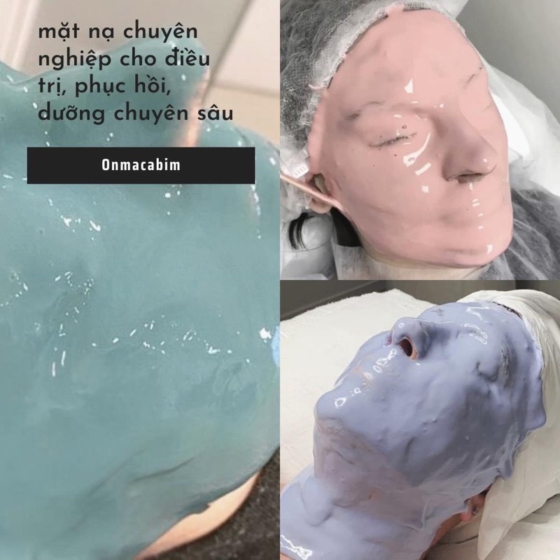 Mặt Nạ Tảo Nâu Onmacabim - Mặt Nạ Dẻo Treatment Chuyên Dụng Trong Spa