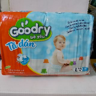 Tã dán Goodry Value Pack S46/M42/L38/XL34