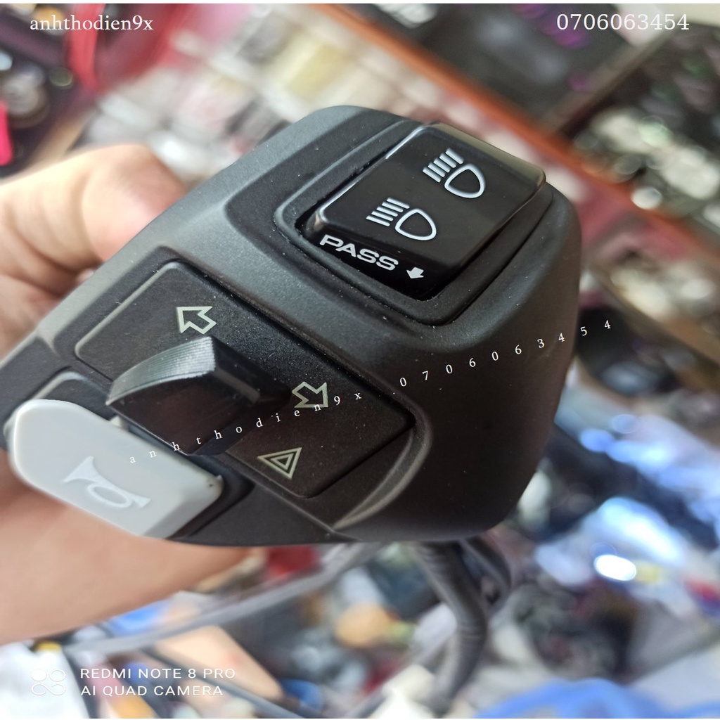 Mạch Auto Passing Găn Cho Cùm NVX Đã Mod Nút Passing SH Honda Gắn Ex135 5 Sô