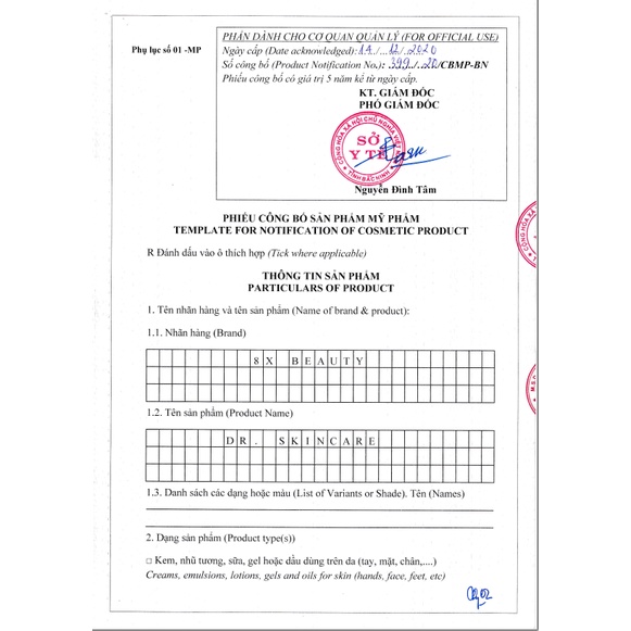 Gel Tẩy Tế Bào Chết Da Mặt Dr.Skincare 8x Beauty Làm Sạch Tế Bào Da Chết, Làm Sạch Cặn Kem 100ml