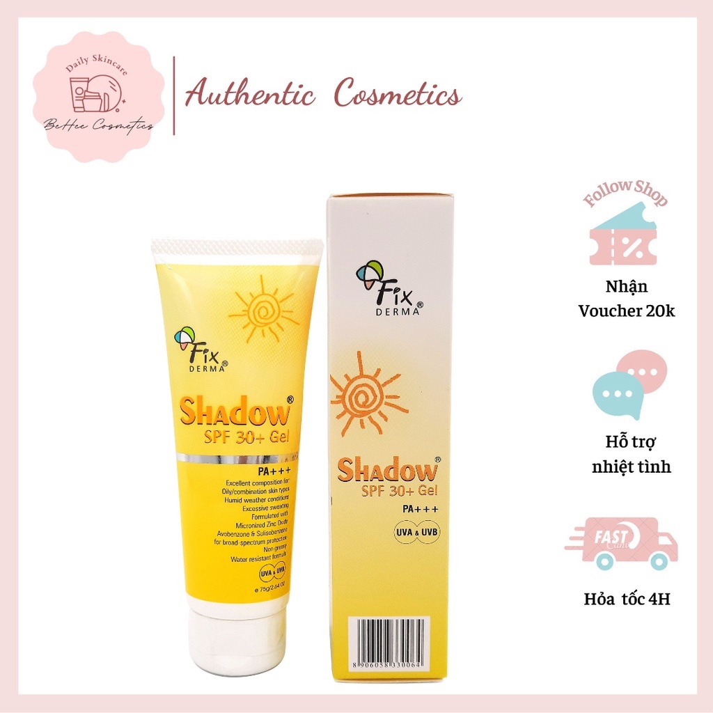 Chống Nắng Da Mặt Fixderma Shadow