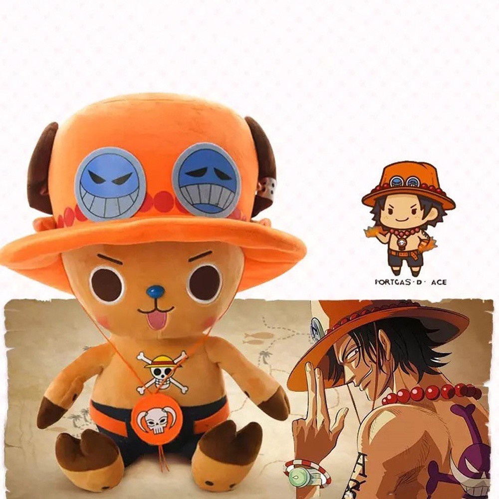 Búp Bê Nhồi Bông Hình Nhân Vật Luffy Chopper Dễ Thương