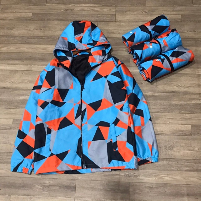 ÁO KHOÁC DÙ UNISEX FORM RỘNG 3D CỰC ĐẸP