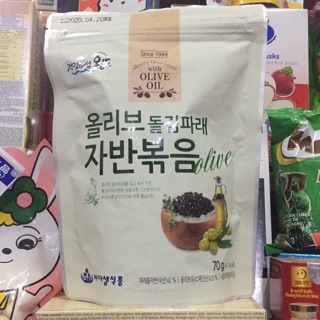 Rong biển rắc cơm tẩm dầu olive 70g