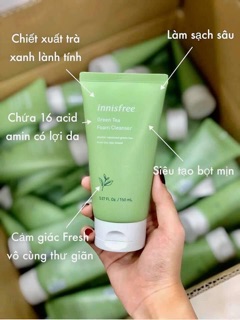 Sữa rửa mặt trà xanh Innisfree