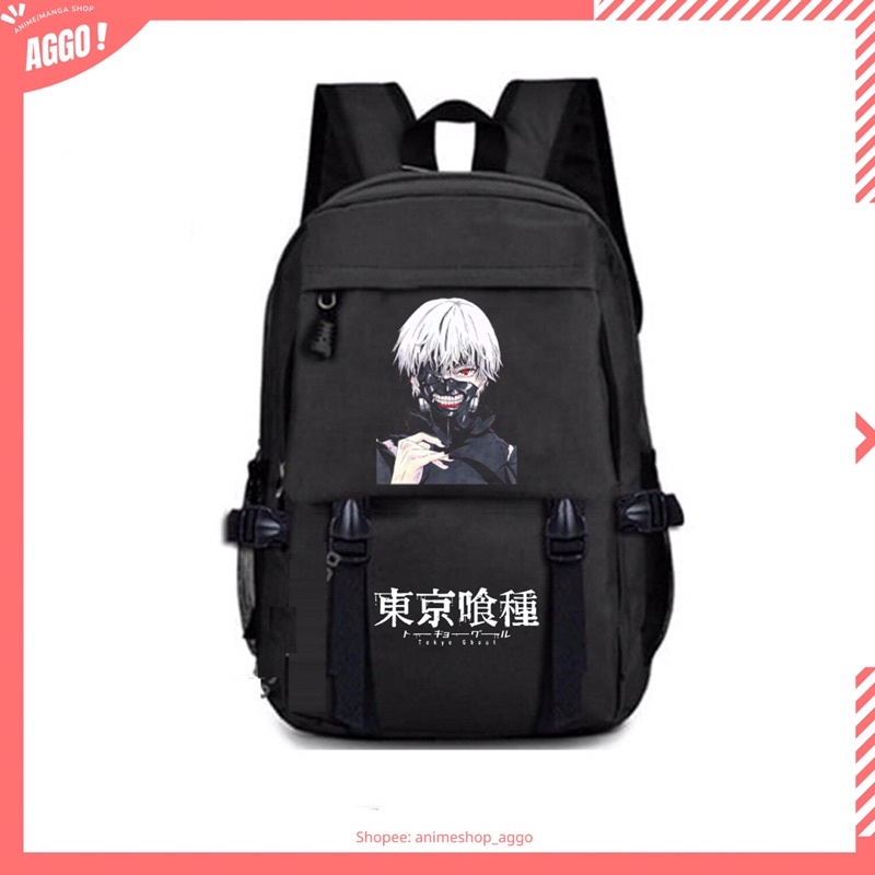 Balo Đi Học Anime Tokyo Ghoul - Kaneki Ken Mẫu Mới Chất Đẹp Loại 1