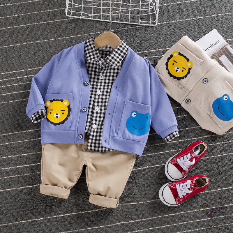 Áo Khoác Len In Họa Tiết Hoạt Hình Thời Trang Mùa Thu Cho Các Bé